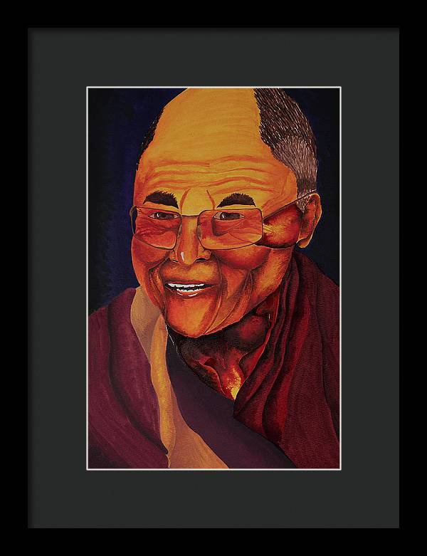 Dalai Lama - Framed Print