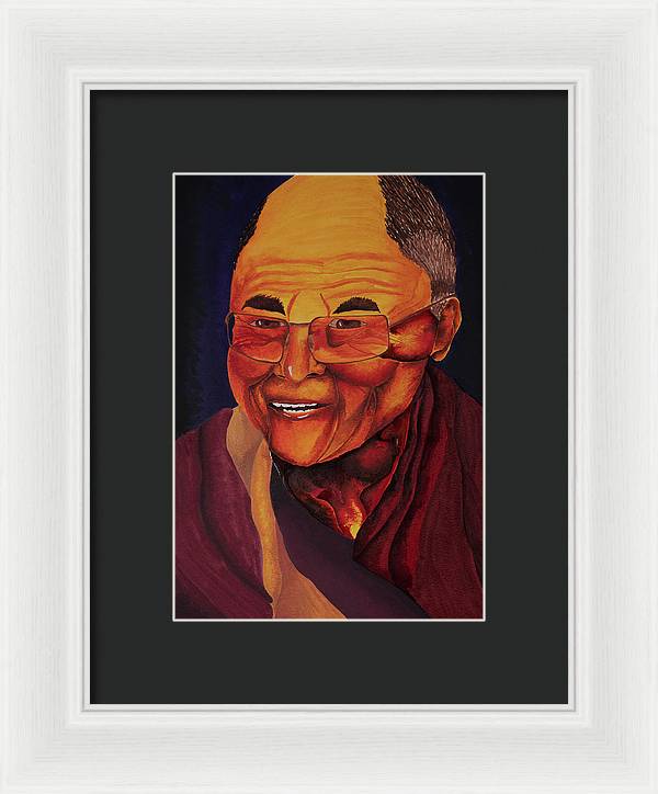 Dalai Lama - Framed Print