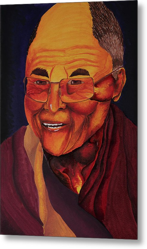 Dalai Lama - Metal Print