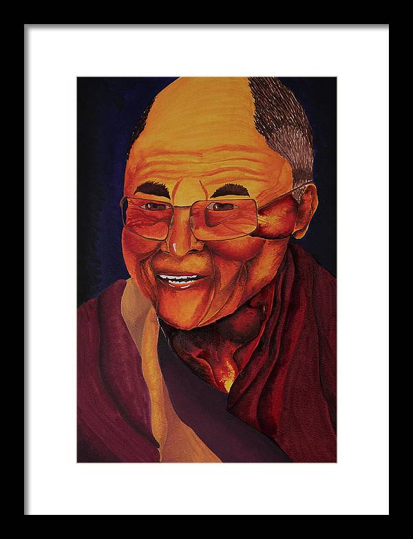 Dalai Lama - Framed Print