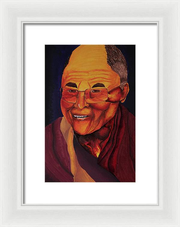 Dalai Lama - Framed Print