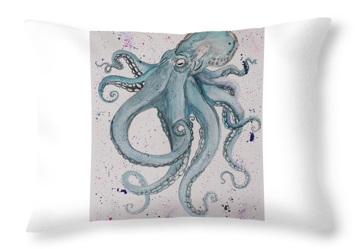 Eight Inked - Throw Pillow