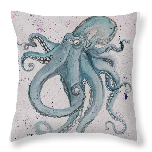 Eight Inked - Throw Pillow