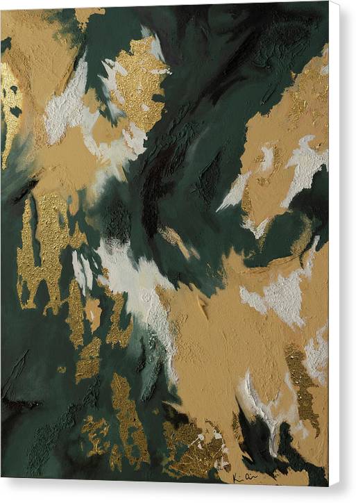 GoldIn Camo - Canvas Print