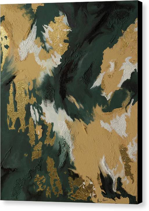 GoldIn Camo - Canvas Print