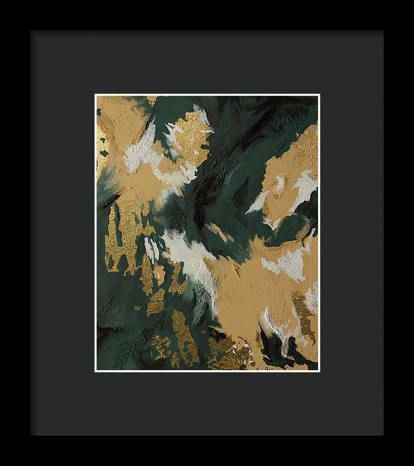 GoldIn Camo - Framed Print