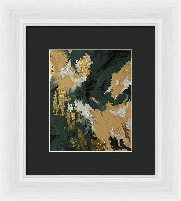 GoldIn Camo - Framed Print