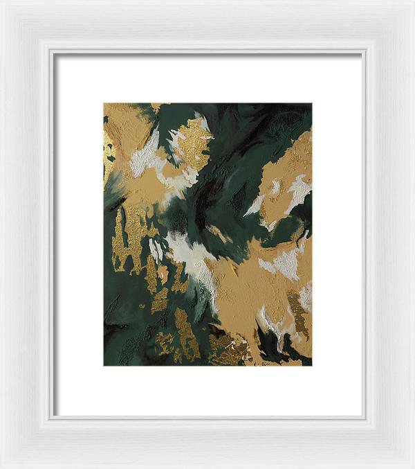 GoldIn Camo - Framed Print