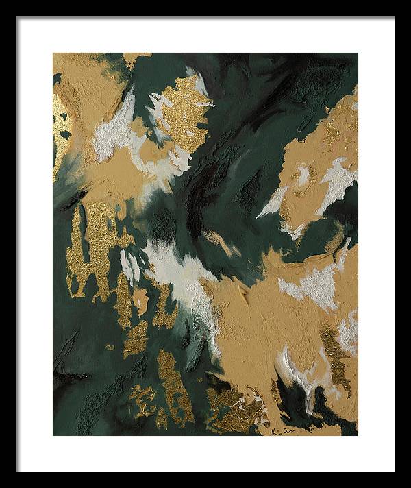 GoldIn Camo - Framed Print