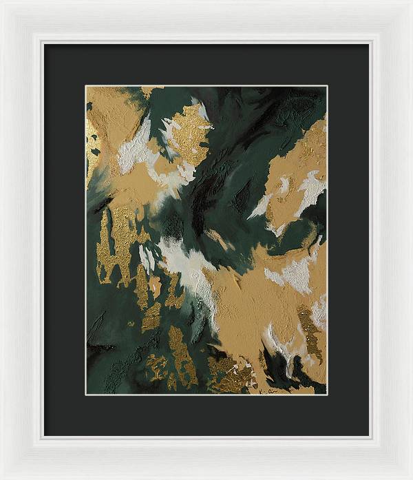 GoldIn Camo - Framed Print