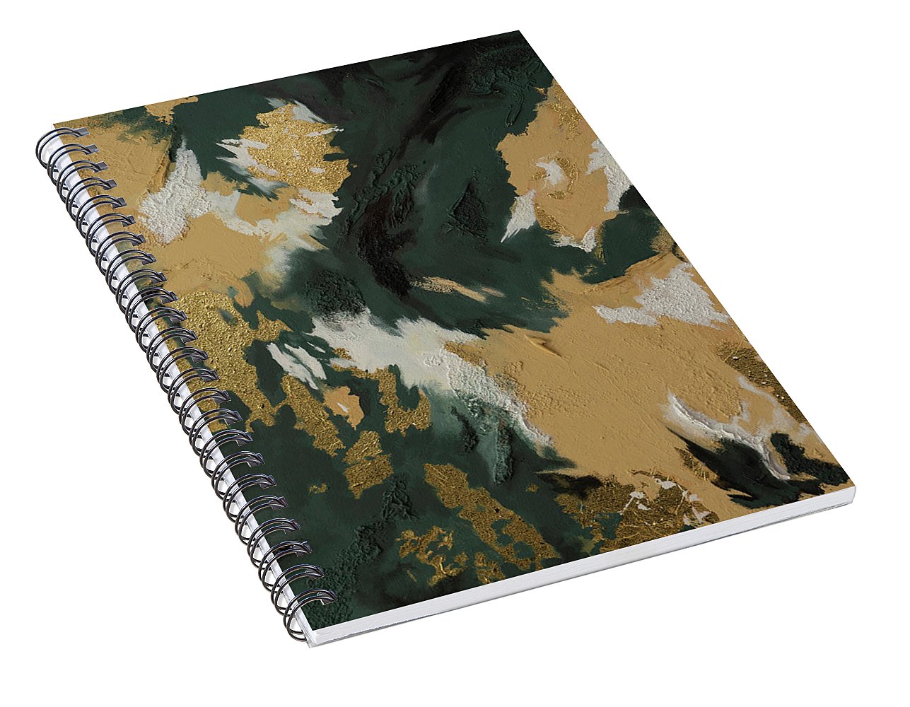 GoldIn Camo - Spiral Notebook