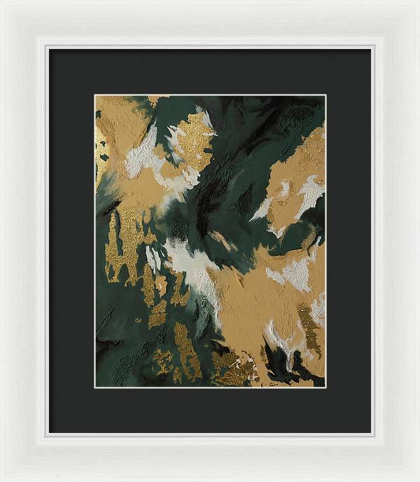 GoldIn Camo - Framed Print