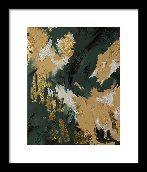 GoldIn Camo - Framed Print