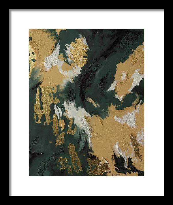 GoldIn Camo - Framed Print