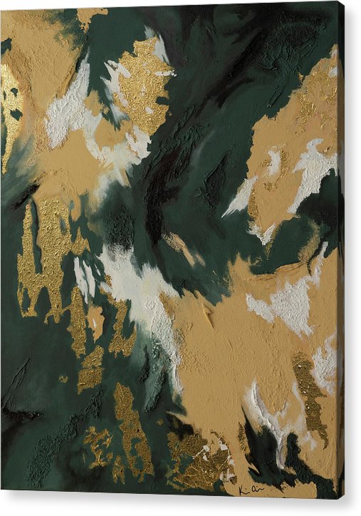 GoldIn Camo - Acrylic Print