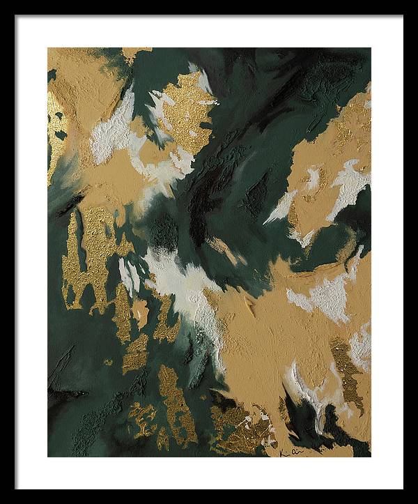 GoldIn Camo - Framed Print