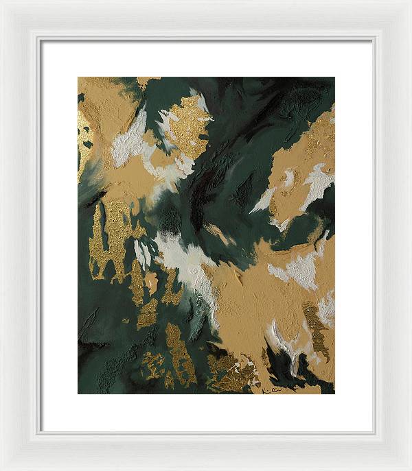 GoldIn Camo - Framed Print