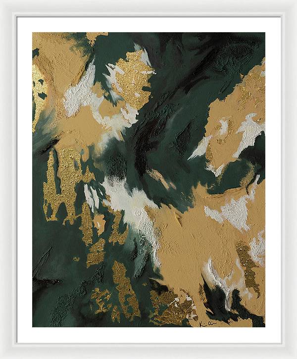 GoldIn Camo - Framed Print