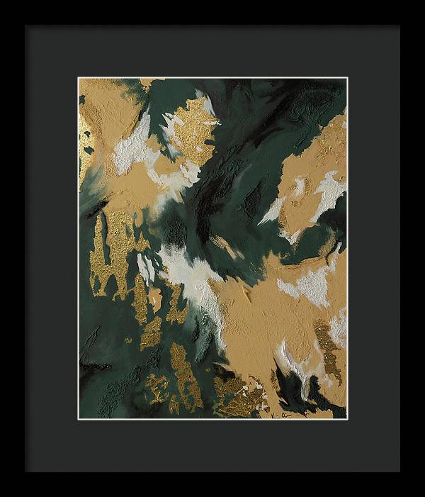 GoldIn Camo - Framed Print