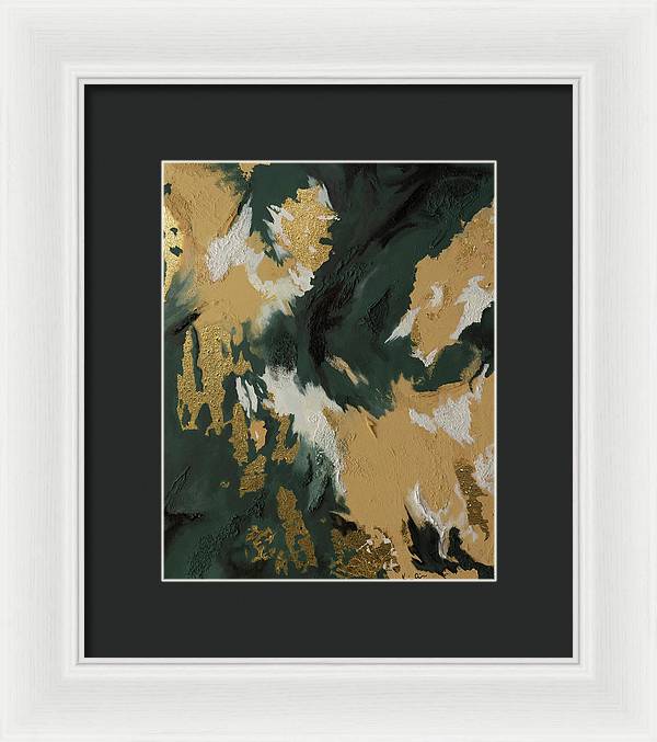 GoldIn Camo - Framed Print