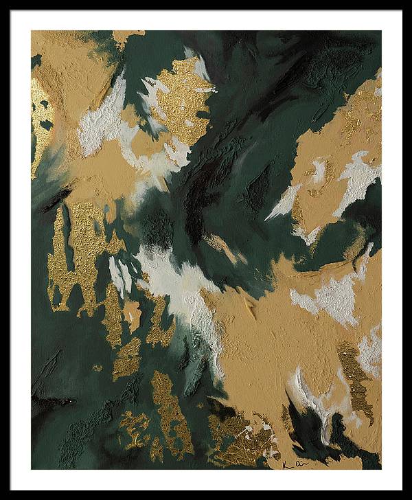 GoldIn Camo - Framed Print