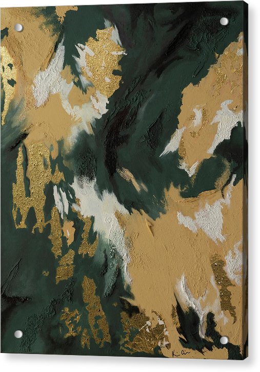 GoldIn Camo - Acrylic Print