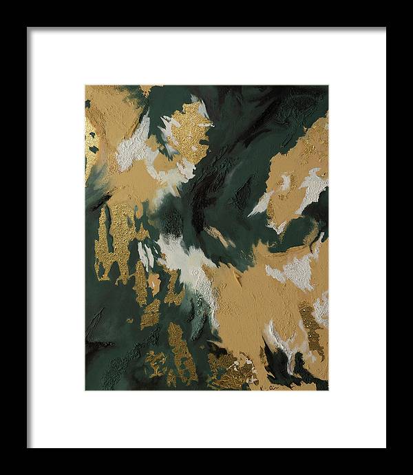 GoldIn Camo - Framed Print