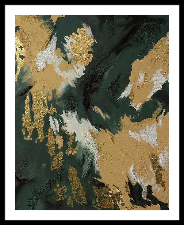 GoldIn Camo - Framed Print