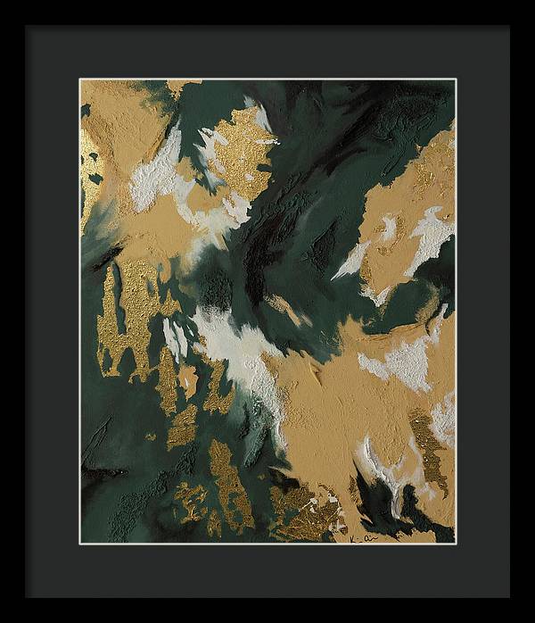 GoldIn Camo - Framed Print