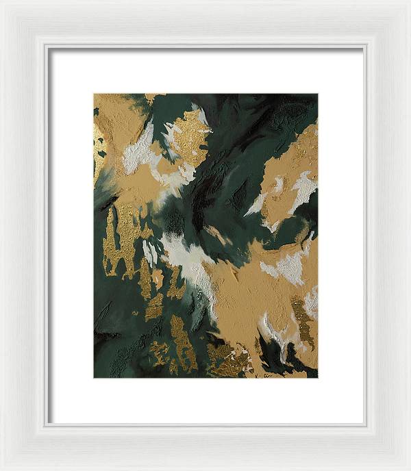 GoldIn Camo - Framed Print