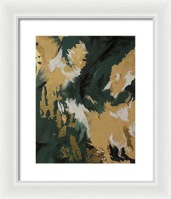 GoldIn Camo - Framed Print