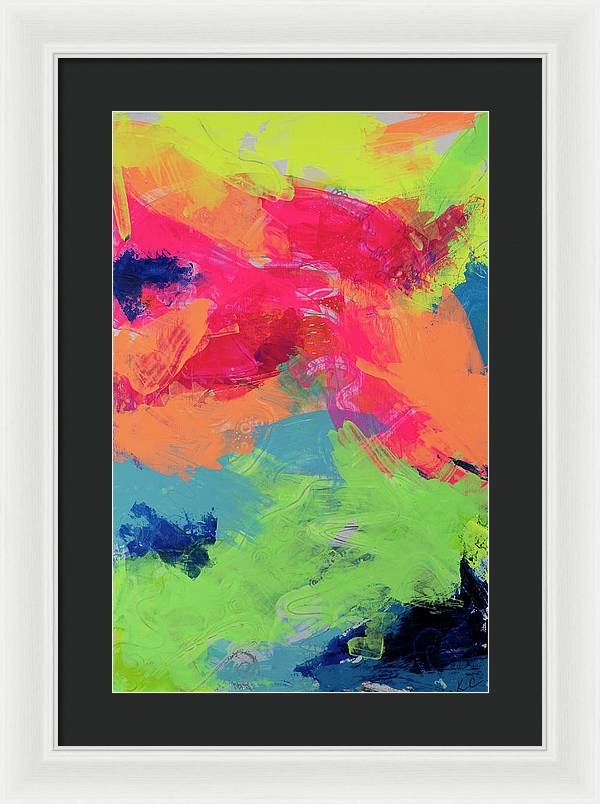 Iridescent Intrigue - Framed Print