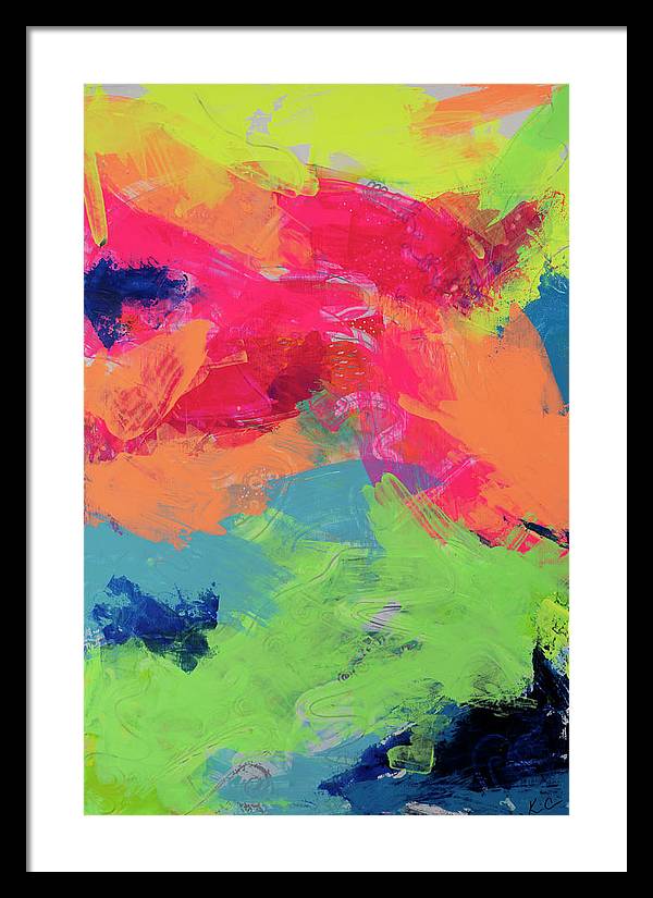 Iridescent Intrigue - Framed Print