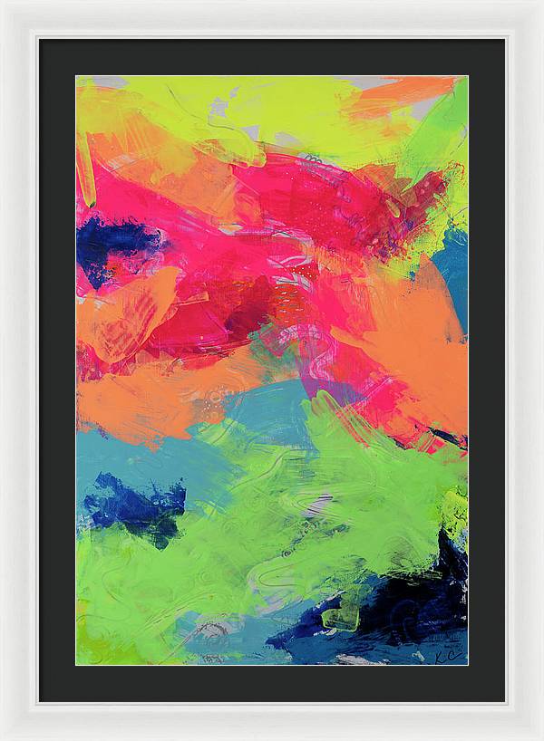 Iridescent Intrigue - Framed Print