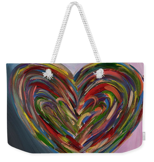 LG Hues of the Heart - Weekender Tote Bag