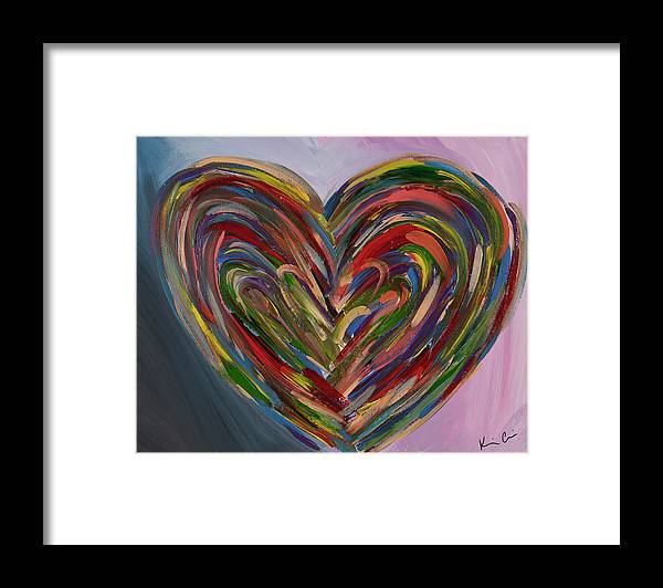 LG Hues of the Heart - Framed Print