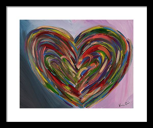 LG Hues of the Heart - Framed Print