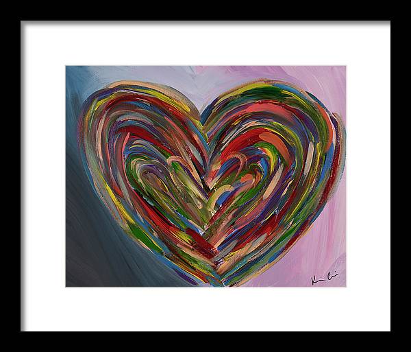 LG Hues of the Heart - Framed Print