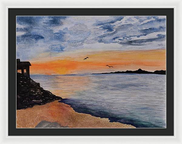 Montauk Sunset - Framed Print