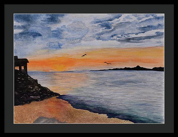 Montauk Sunset - Framed Print