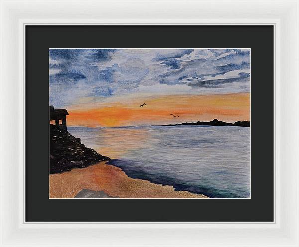 Montauk Sunset - Framed Print