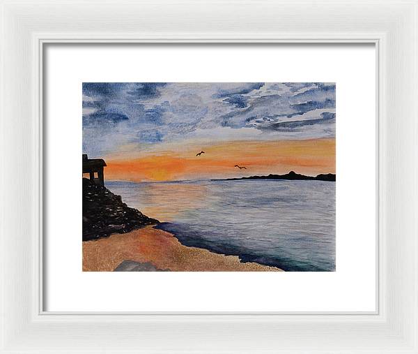 Montauk Sunset - Framed Print