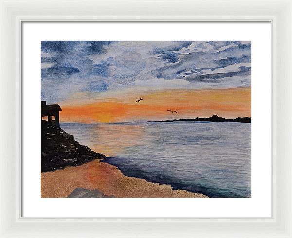 Montauk Sunset - Framed Print