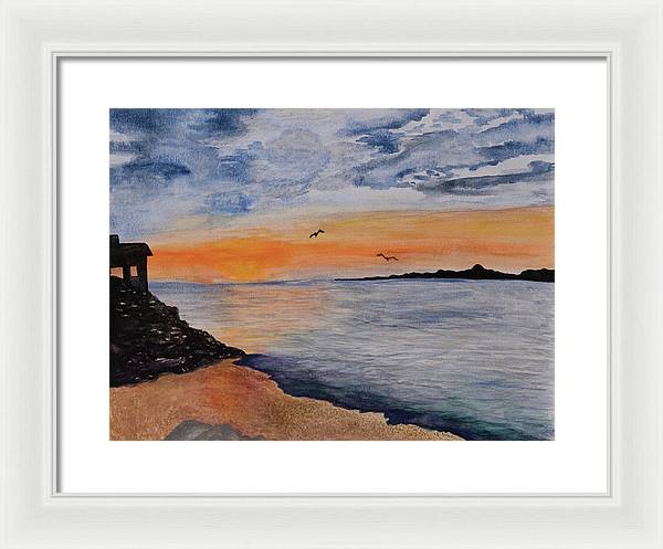 Montauk Sunset - Framed Print