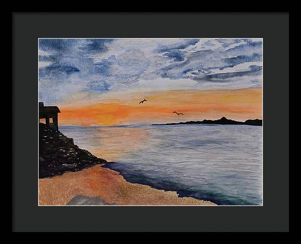 Montauk Sunset - Framed Print