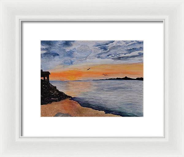 Montauk Sunset - Framed Print