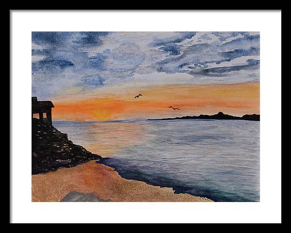 Montauk Sunset - Framed Print