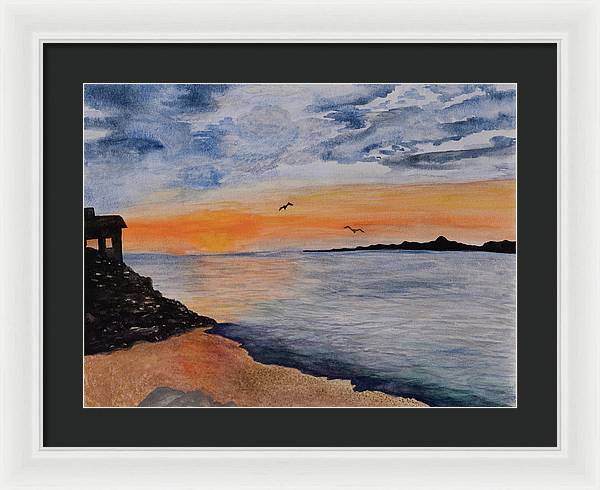 Montauk Sunset - Framed Print