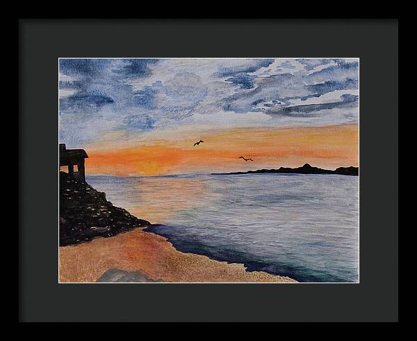 Montauk Sunset - Framed Print