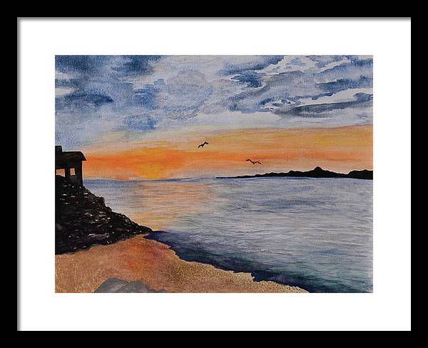 Montauk Sunset - Framed Print